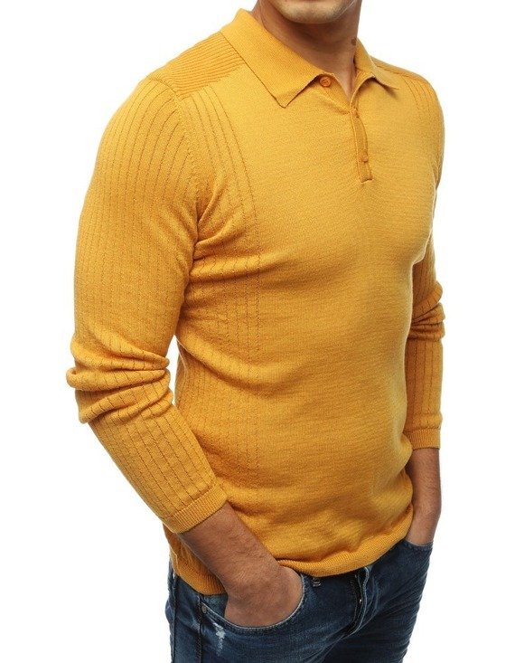 Sweter męski kamelowy Dstreet WX1422