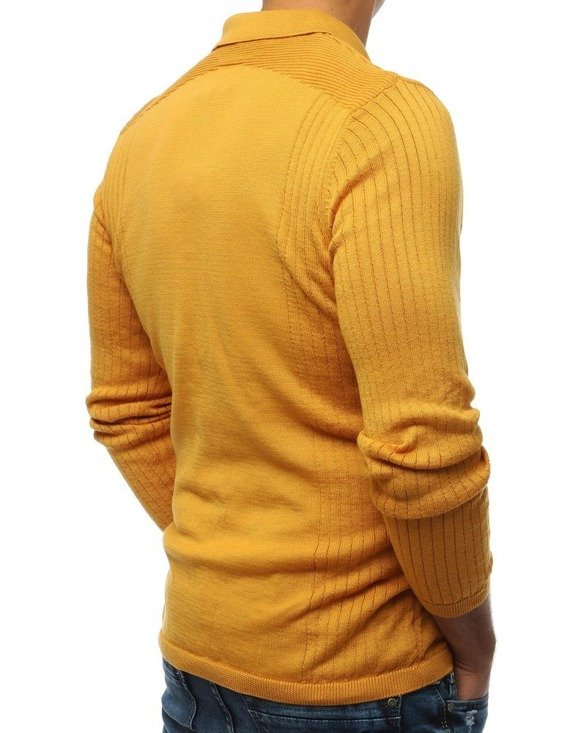 Sweter męski kamelowy Dstreet WX1422