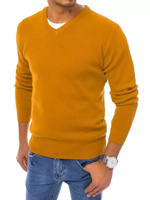 Sweter męski miodowy Dstreet WX1856