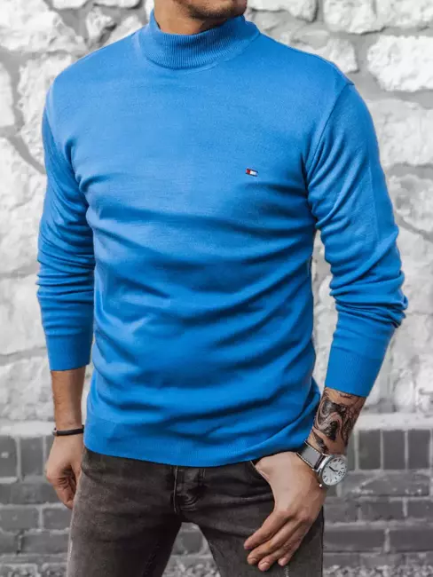 Sweter męski niebieski Dstreet WX2023