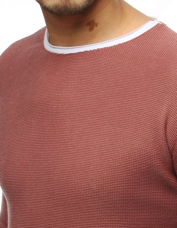 Sweter męski różowy Dstreet WX1453