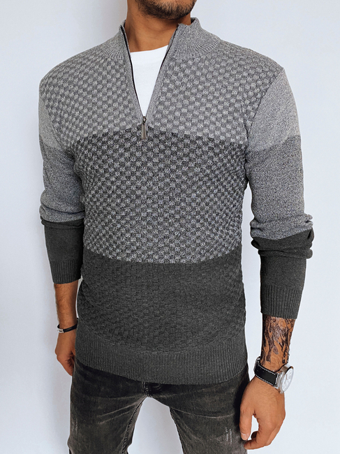 Sweter męski szary Dstreet WX2114