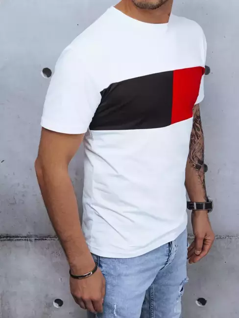 T-shirt męski basic biały Dstreet RX4851