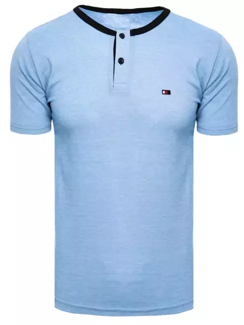 T-shirt męski basic niebieski Dstreet RX5006