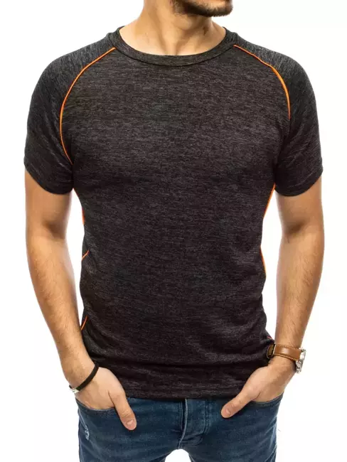 T-shirt męski czarny Dstreet RX4516