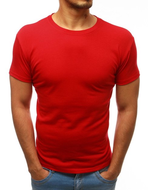 T-shirt męski czerwony Dstreet RX2575
