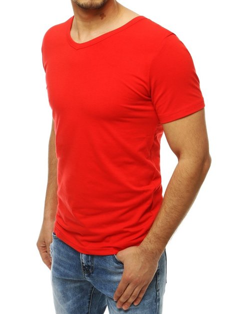 T-shirt męski czerwony Dstreet RX4116