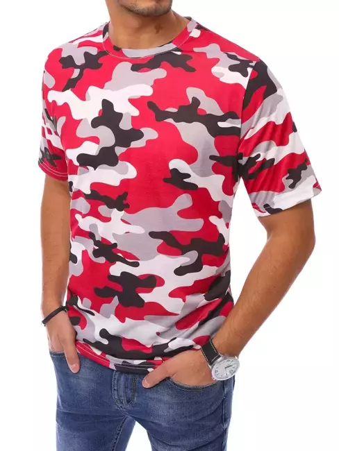 T-shirt męski czerwony Dstreet RX4698