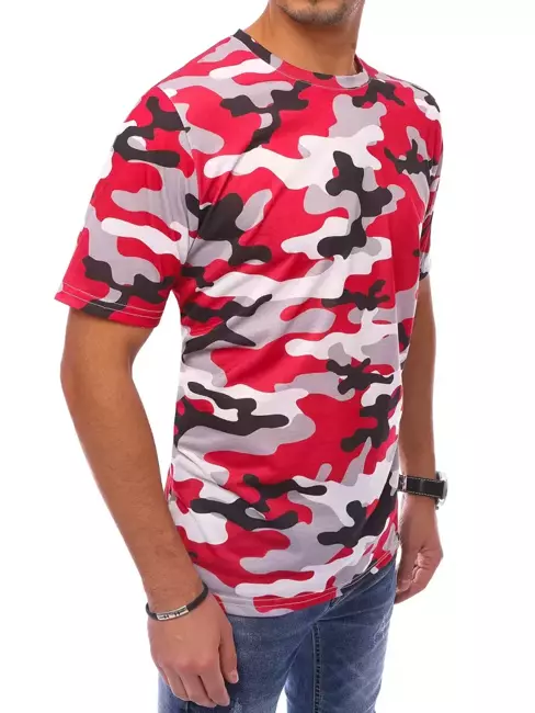 T-shirt męski czerwony Dstreet RX4698