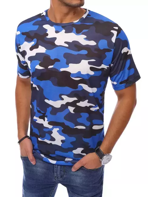 T-shirt męski niebieski Dstreet RX4696
