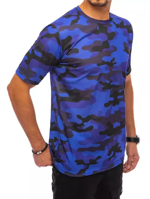 T-shirt męski niebieski Dstreet RX4700
