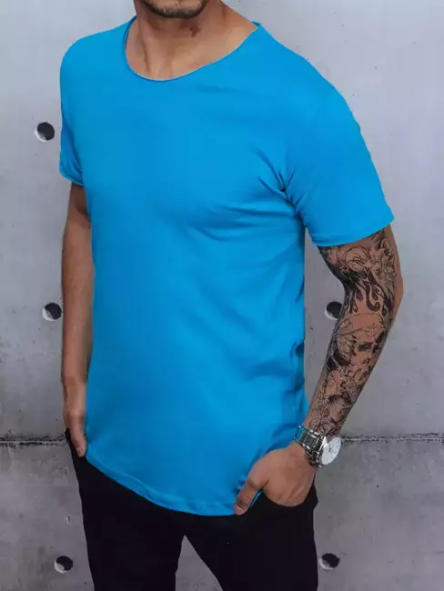 T-shirt męski turkusowy Dstreet RX4618z