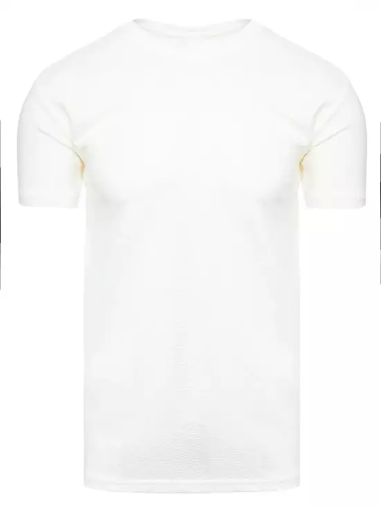 T-shirt męski we wzory ecru Dstreet RX4945