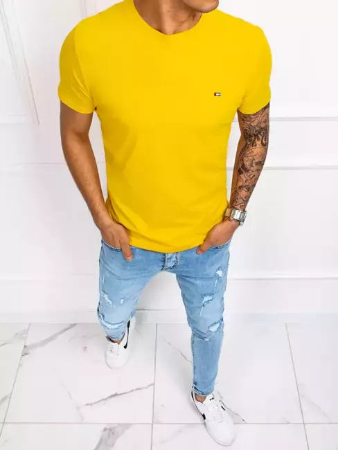 T-shirt męski żółty Dstreet RX4795