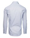 Biała koszula męska we wzory Dstreet DX1892_2