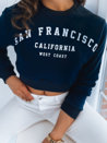 Bluza damska z nadrukiem SAN FRANCISCO granatowa Dstreet BY0921z_2