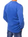 Bluza męska gładka niebieska Dstreet BX5104_4