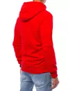 Bluza męska z kapturem czerwona Dstreet BX5244_4