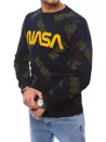 Bluza męska z nadrukiem NASA granatowa Dstreet BX5207_2