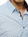 Koszula męska PREMIUM z długim rękawem błękitna DX1823_3