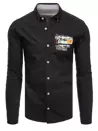 Koszula męska czarna Dstreet DX2285_1