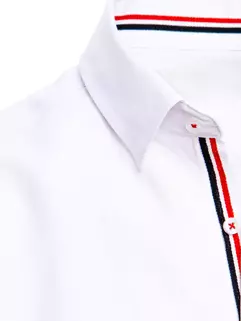 Koszula męska gładka biała Dstreet DX2194_3