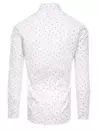 Koszula męska we wzory biała Dstreet DX2181_2