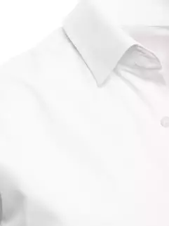 Koszula męska z krótkim rękawem biała Dstreet KX0970_3