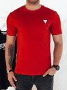 Koszulka męska basic czerwona Dstreet RX5446_2