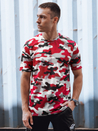 Koszulka męska camouflage czerwona Dstreet RX5588_1