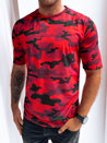 Koszulka męska czerwona moro Dstreet RX5248_1