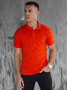 Koszulka męska polo pomarańczowa Dstreet PX0609_1