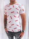 Koszulka męska z nadrukiem biała Dstreet RX5269_1
