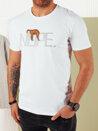 Koszulka męska z nadrukiem biała Dstreet RX5361_1