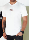 Koszulka męska z nadrukiem biała Dstreet RX5421_1