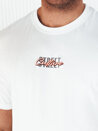 Koszulka męska z nadrukiem biała Dstreet RX5421_2