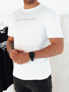 Koszulka męska z nadrukiem biała Dstreet RX5475_2