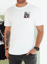 Koszulka męska z nadrukiem biała Dstreet RX5481_1