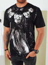 Koszulka męska z nadrukiem czarna Dstreet RX5378_1
