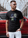 Koszulka męska z nadrukiem czarna Dstreet RX5382_1