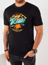 Koszulka męska z nadrukiem czarna Dstreet RX5400_1