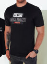 Koszulka męska z nadrukiem czarna Dstreet RX5407_1