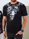 Koszulka męska z nadrukiem czarna Dstreet RX5432_1