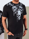 Koszulka męska z nadrukiem czarna Dstreet RX5432_2