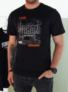 Koszulka męska z nadrukiem czarna Dstreet RX5454_1