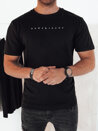 Koszulka męska z nadrukiem czarna Dstreet RX5476_2