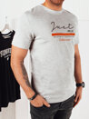 Koszulka męska z nadrukiem szara Dstreet RX5424_2