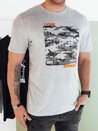 Koszulka męska z nadrukiem szara Dstreet RX5455_2
