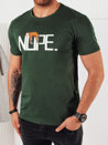 Koszulka męska z nadrukiem zielona Dstreet RX5357_1