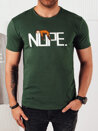 Koszulka męska z nadrukiem zielona Dstreet RX5357_2